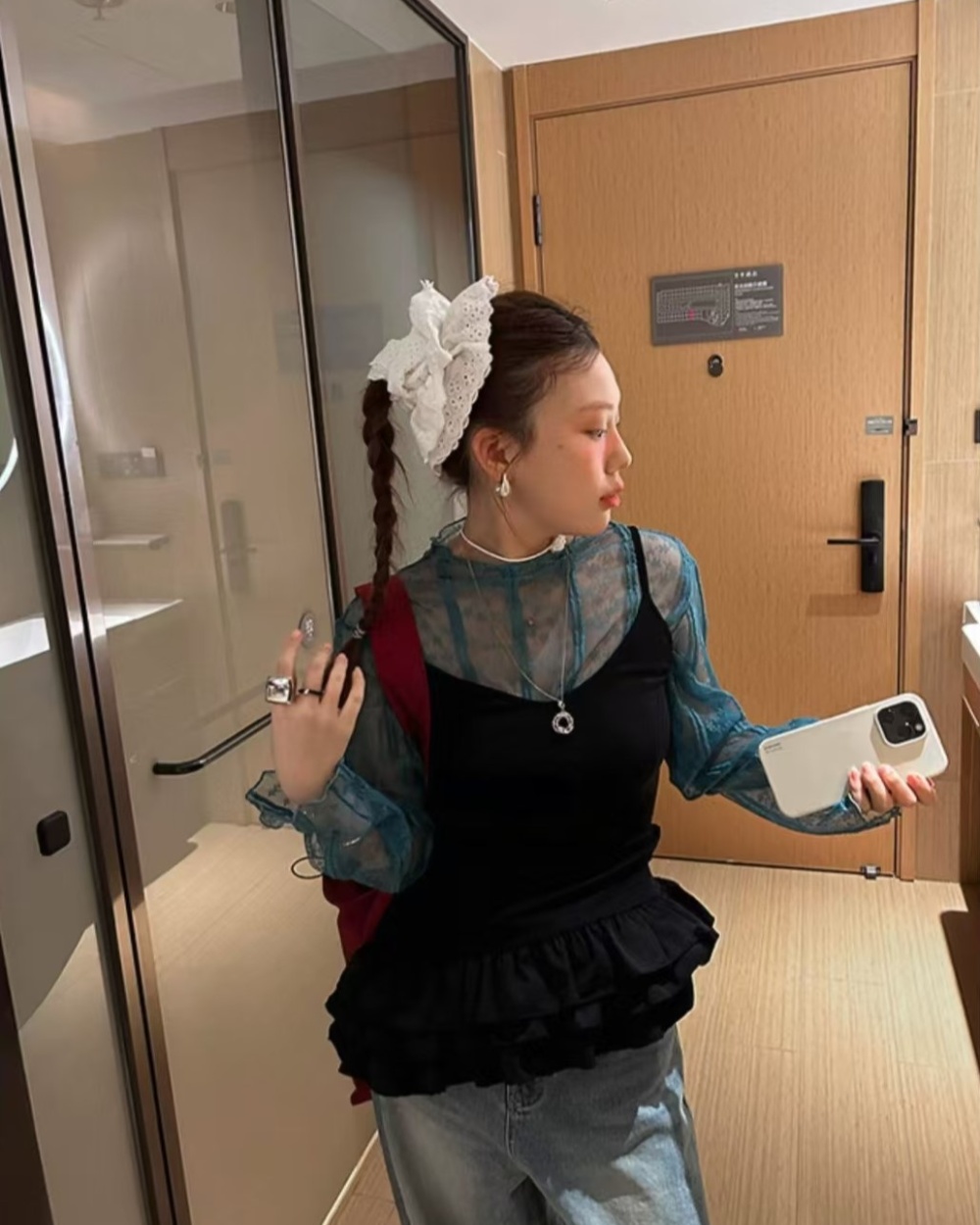 France style Korean style spring sling vest for women