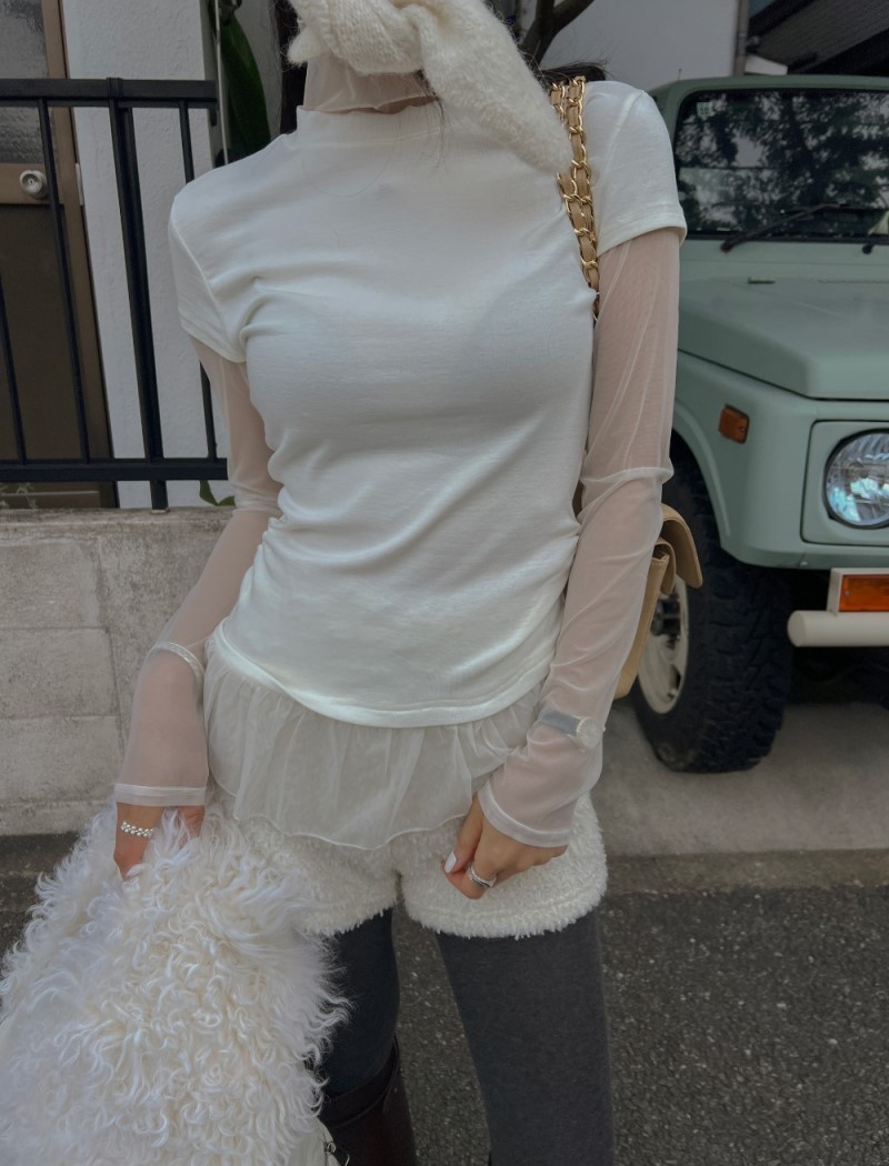 Splice sweet Pseudo-two gauze tops