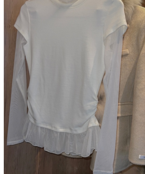 Splice sweet Pseudo-two gauze tops