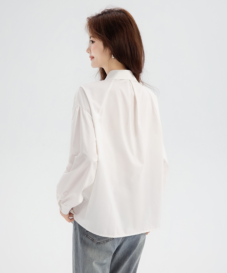 All-match unique spring shirt show young temperament tops