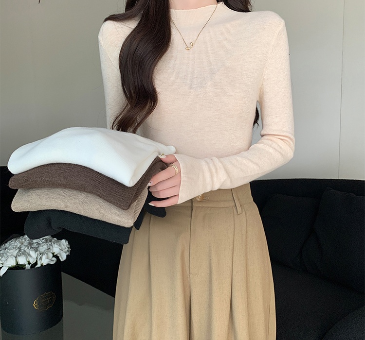 Temperament bottoming shirt tops for women