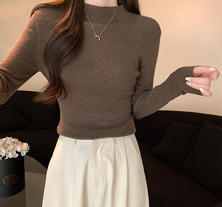 Temperament bottoming shirt tops for women