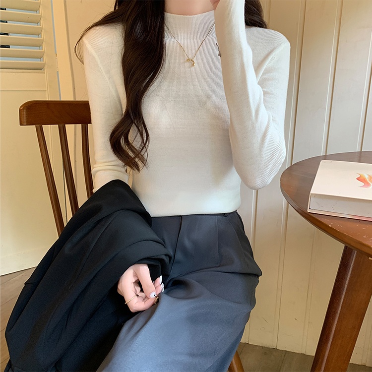 Temperament bottoming shirt tops for women