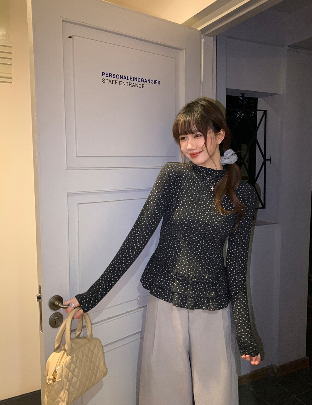 Half high collar bottoming shirt spring T-shirt for women