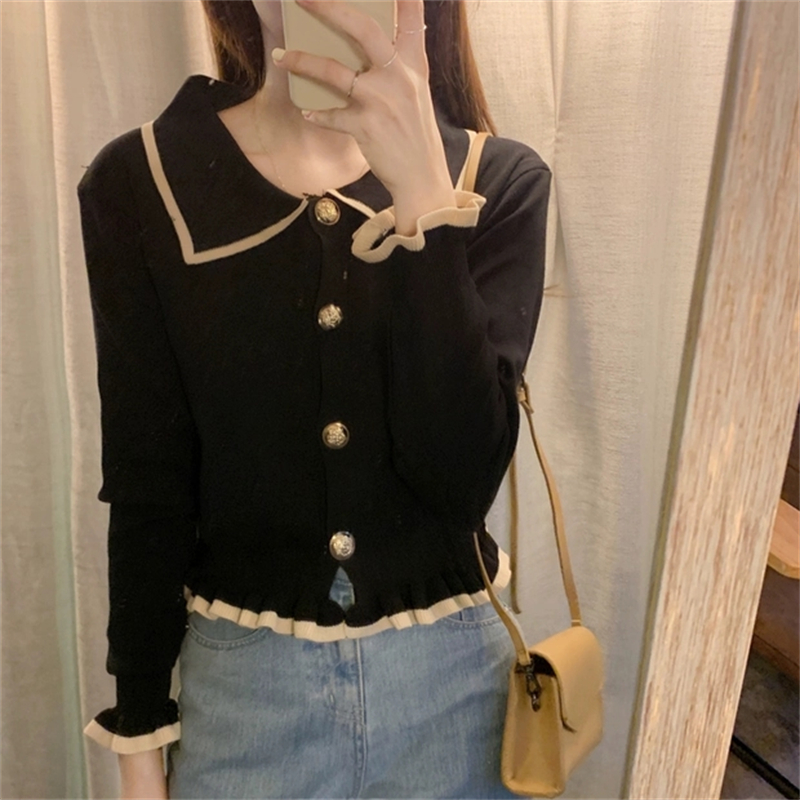 Wears outside tops wood ear cardigan for women