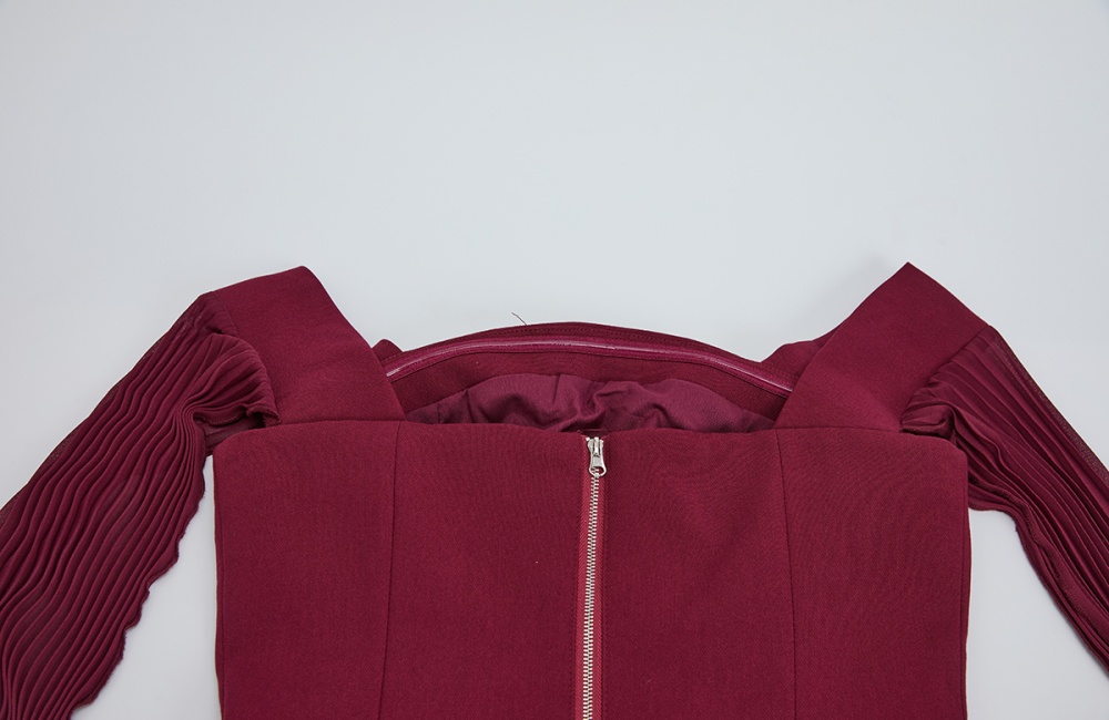 Elegant high waist tops temperament skirt 2pcs set