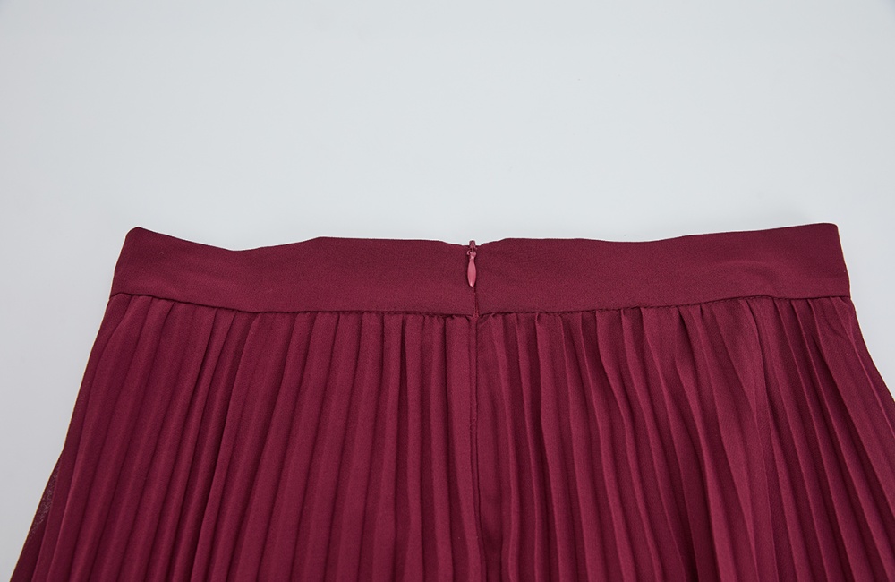 Elegant high waist tops temperament skirt 2pcs set