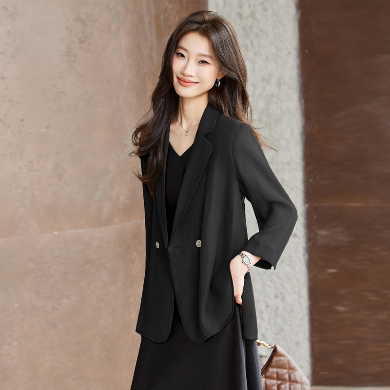 Thin profession business suit summer dress a set