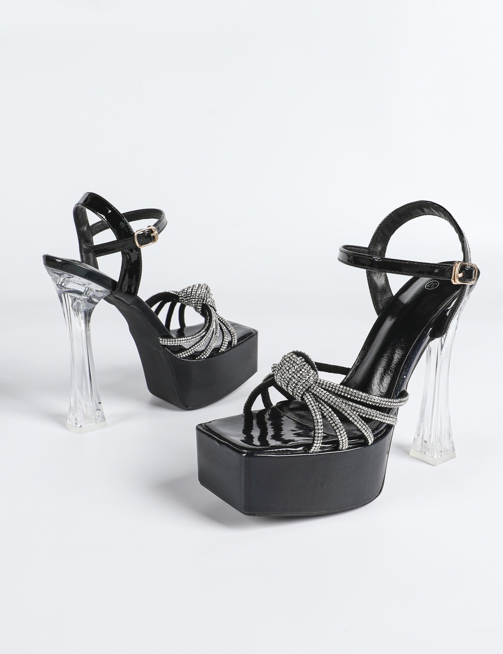 Thick crust high-heeled shoes platform for women