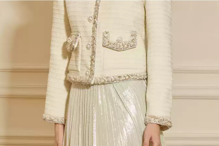 Chanelstyle dress spring and autumn jacket 2pcs set for women