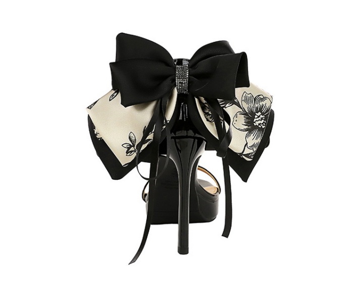 Open toe platform fine-root sandals for women