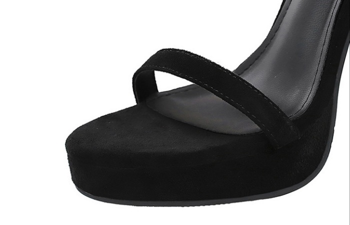 Open toe platform fine-root sandals for women