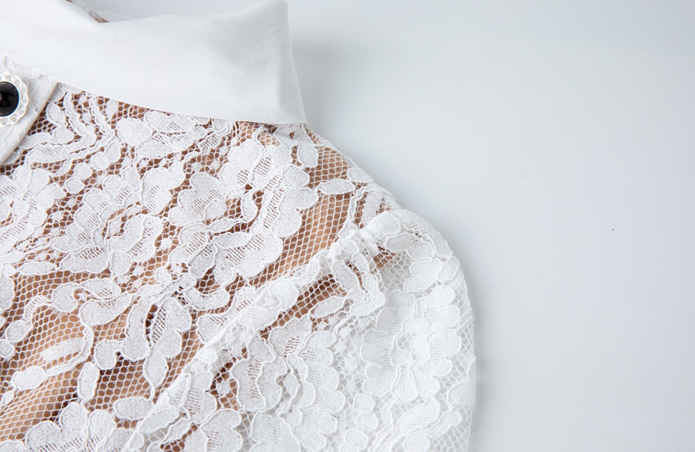 Splice elasticity high waist short sleeve dress