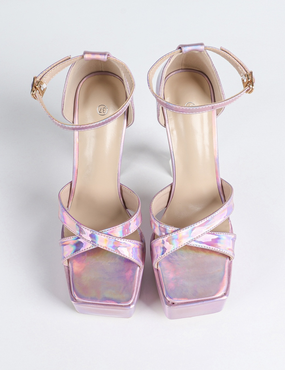 European style sandals thick platform for women