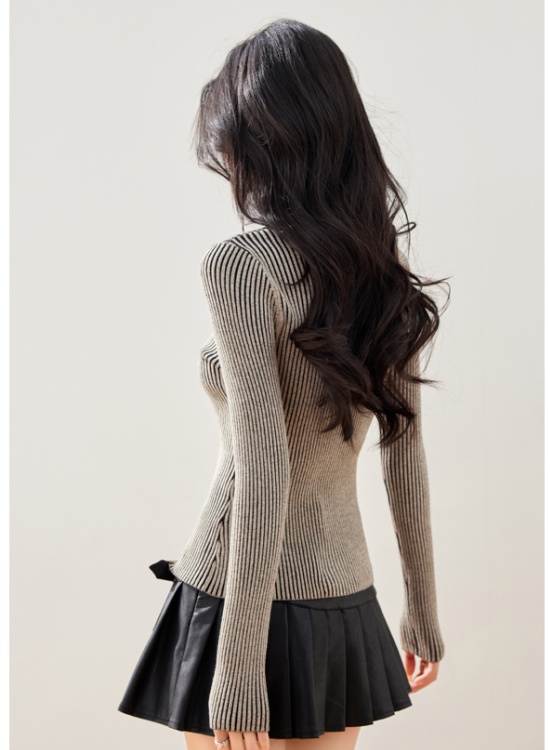 Fashion Pseudo-two tops spicegirl sweater for women