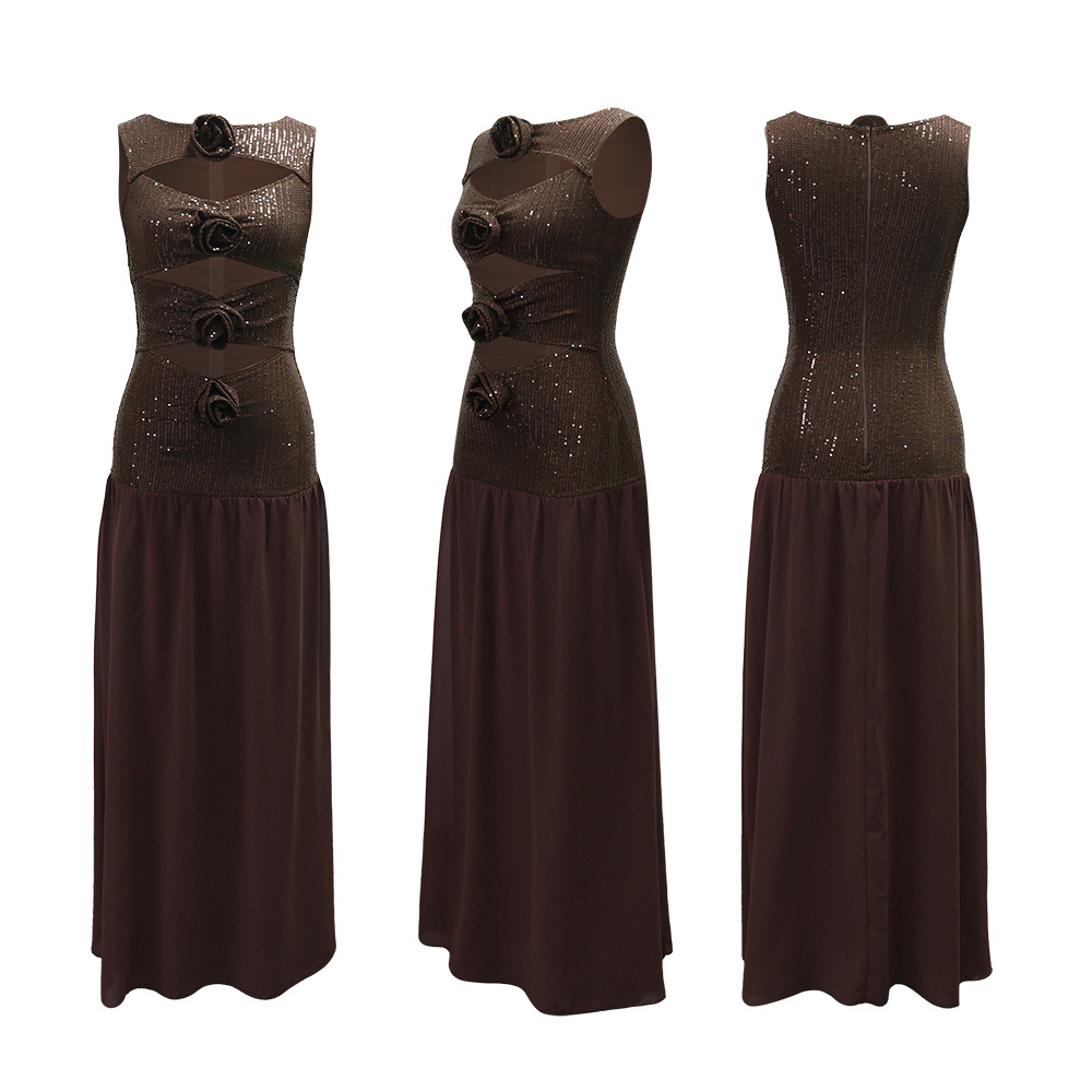 European style dress long dress for women