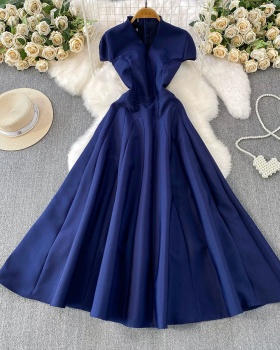 Slim A-line Sexy underwear high waist dress