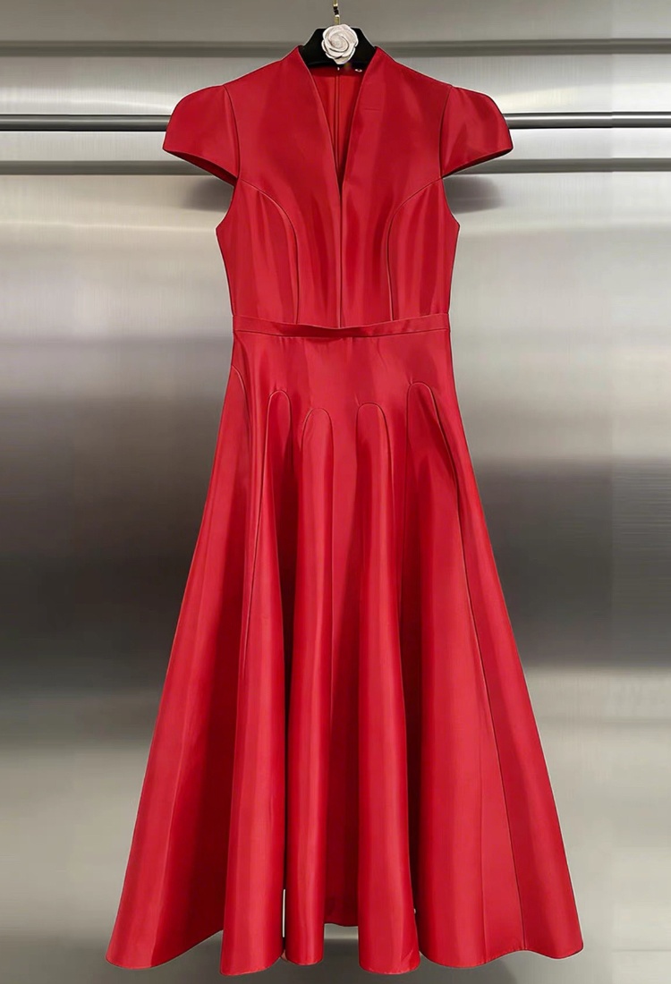 Slim A-line Sexy underwear high waist dress