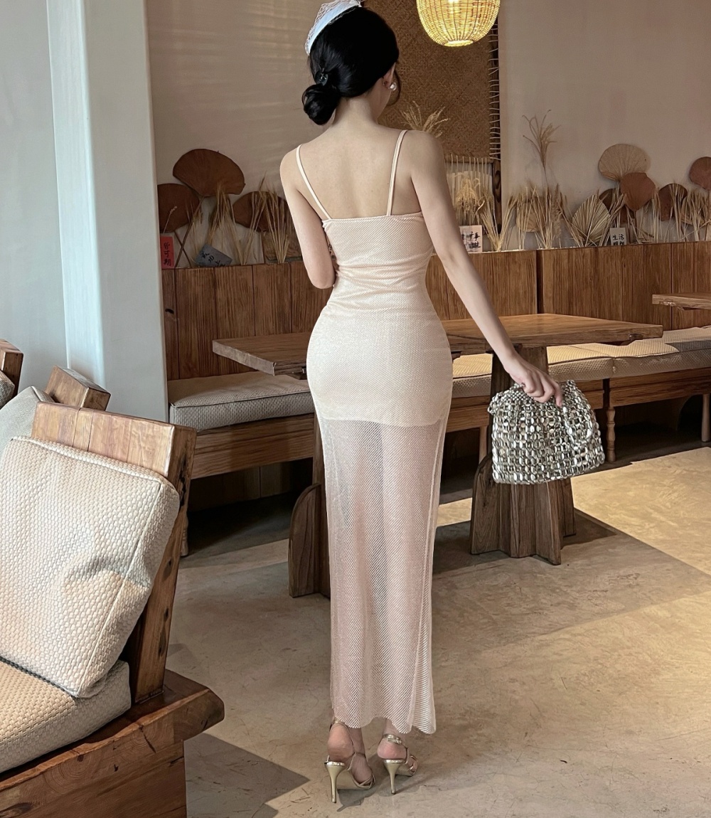 Sexy spicegirl sling dress night show halter evening dress