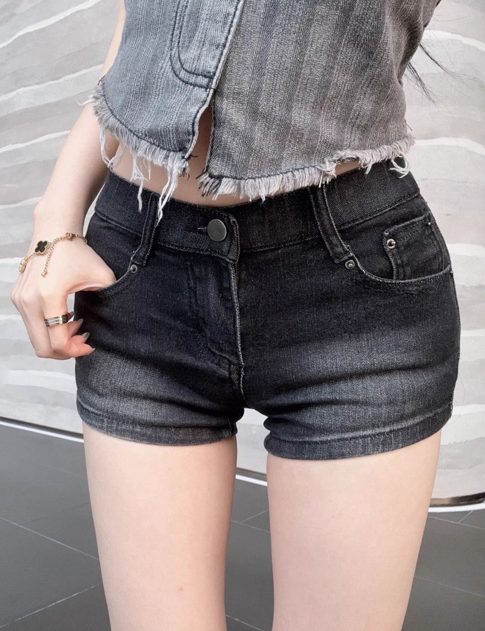 Summer short jeans American style shorts for women