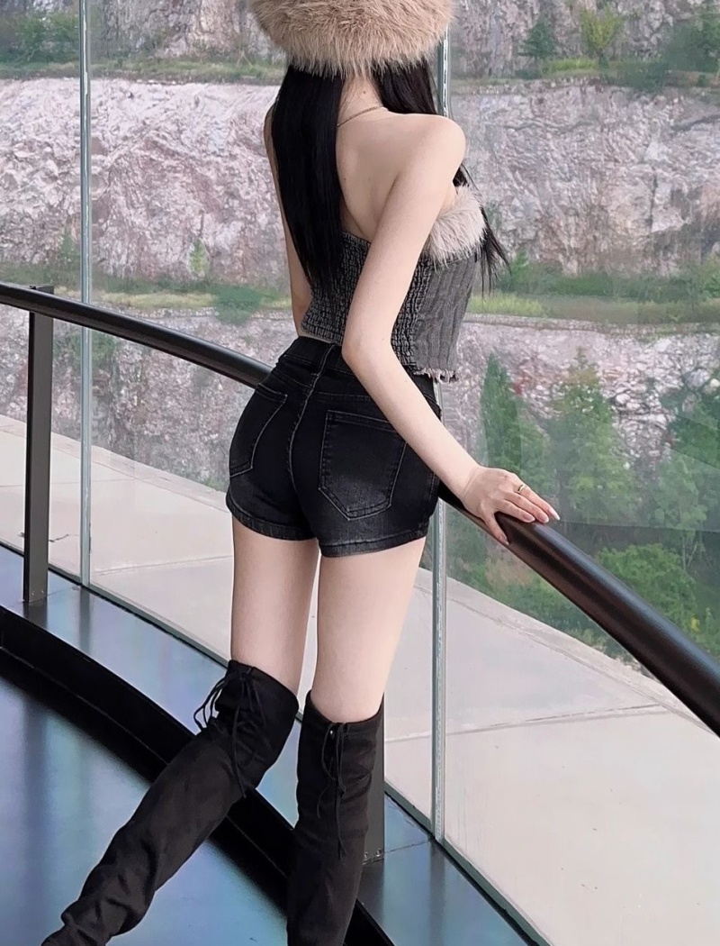 Summer short jeans American style shorts for women