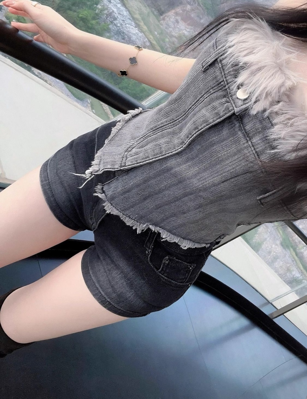 Summer short jeans American style shorts for women