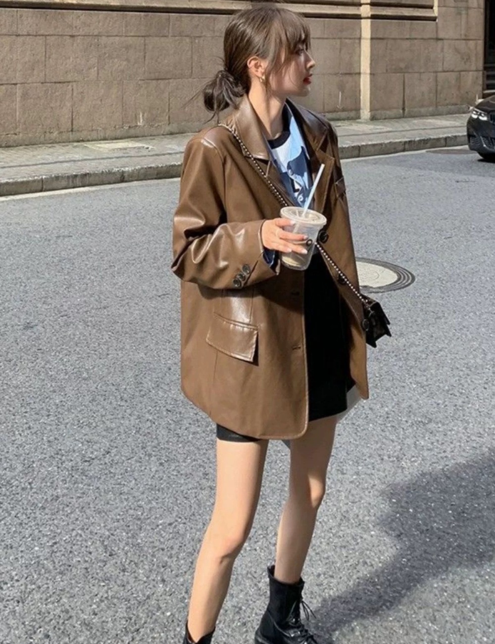 Spring and autumn coat British style business suit for women