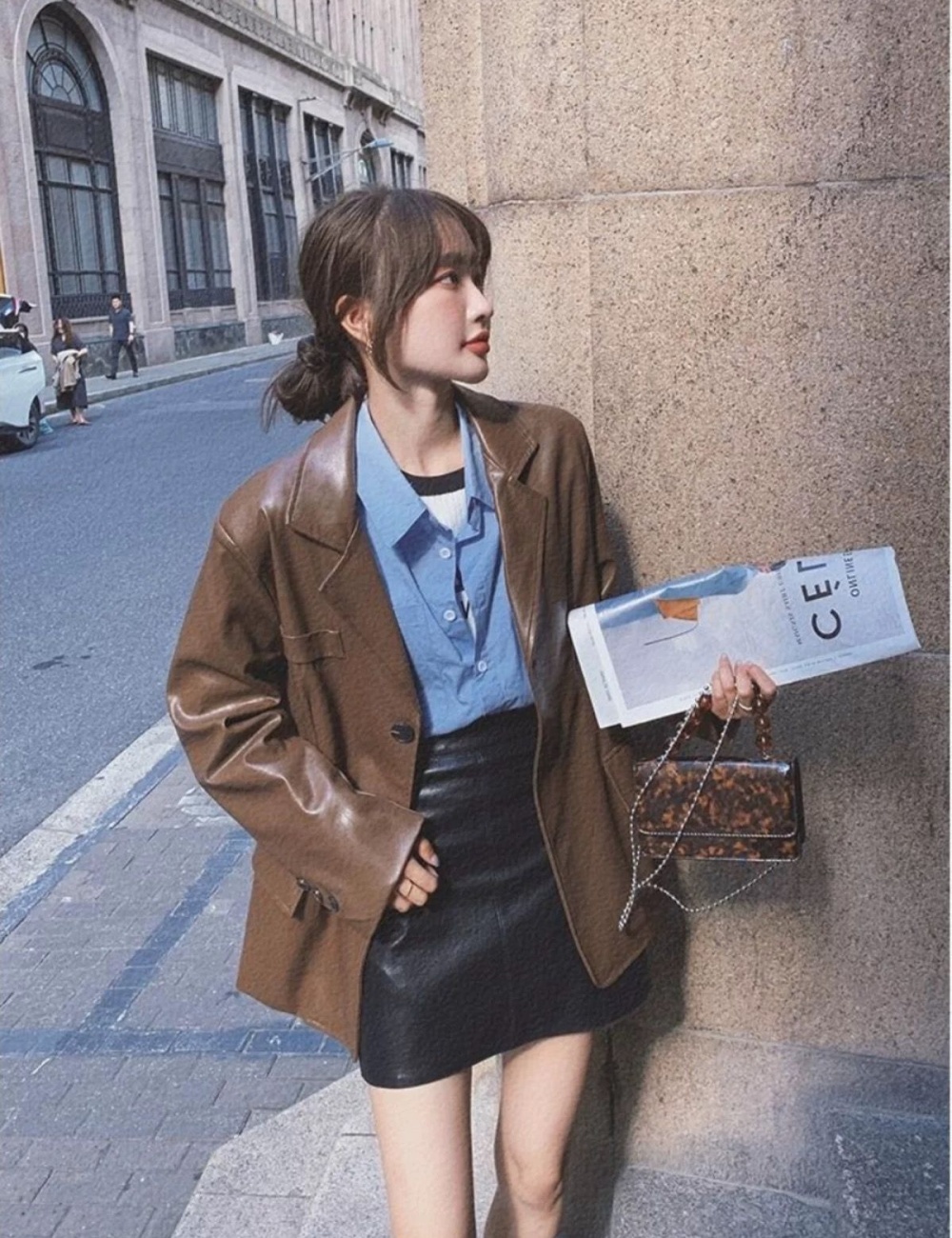 Spring and autumn coat British style business suit for women