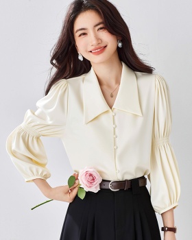 France style spring and autumn tops unique shirt