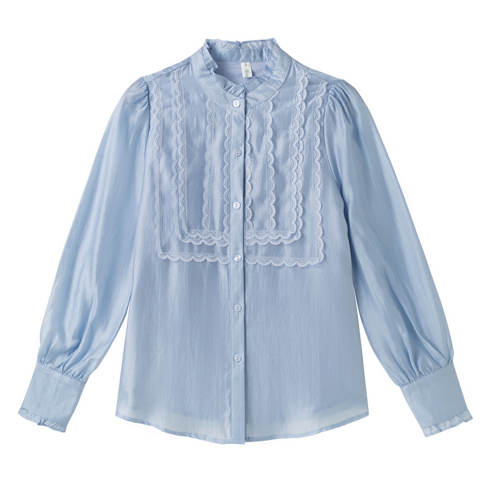 Light luxury spring shirt Western style tops for women