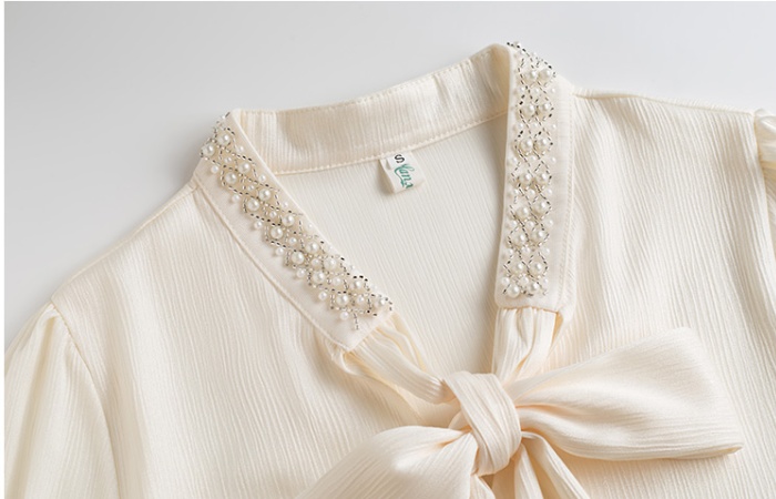 France style long sleeve tops temperament shirt