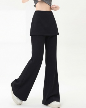 Summer elasticity flare pants slim business suit