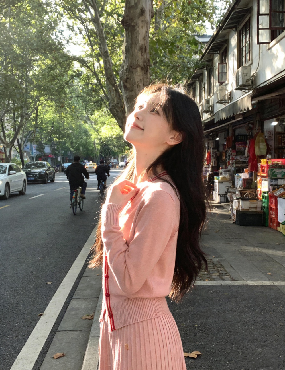 Autumn and winter cardigan sweater 2pcs set for women