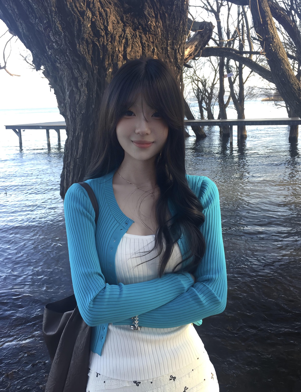 Korean style coat sling cardigan a set for women