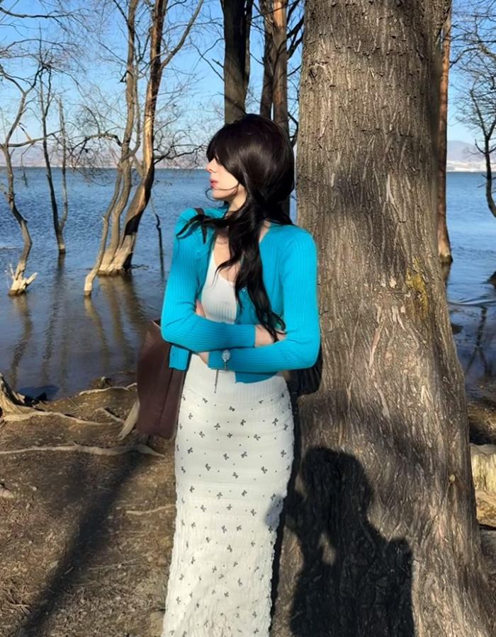 Korean style coat sling cardigan a set for women