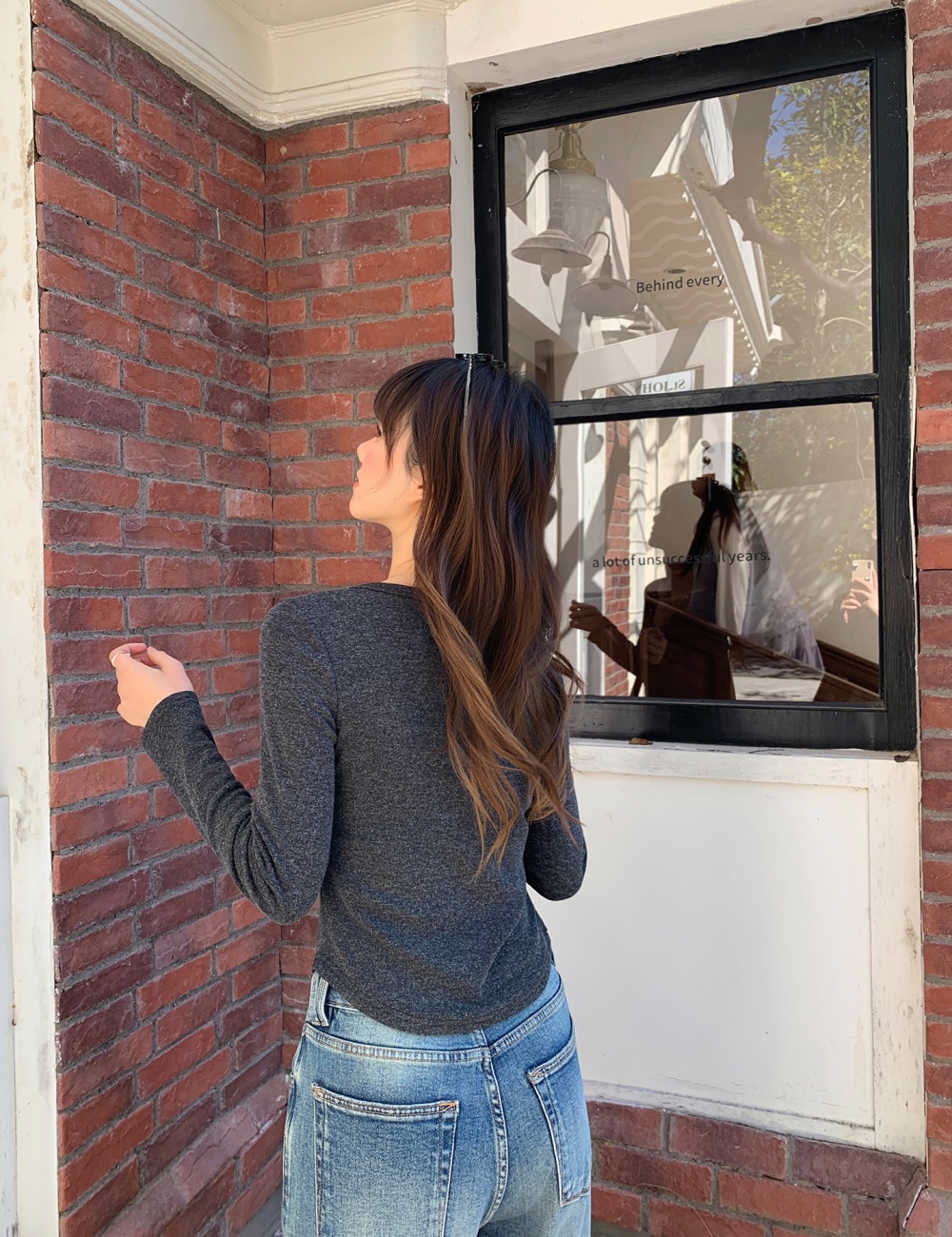 Spicegirl inside the ride T-shirt slim bottoming shirt