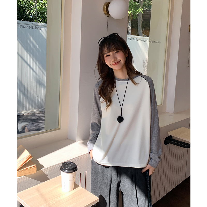 Korean style bottoming shirt T-shirt for women