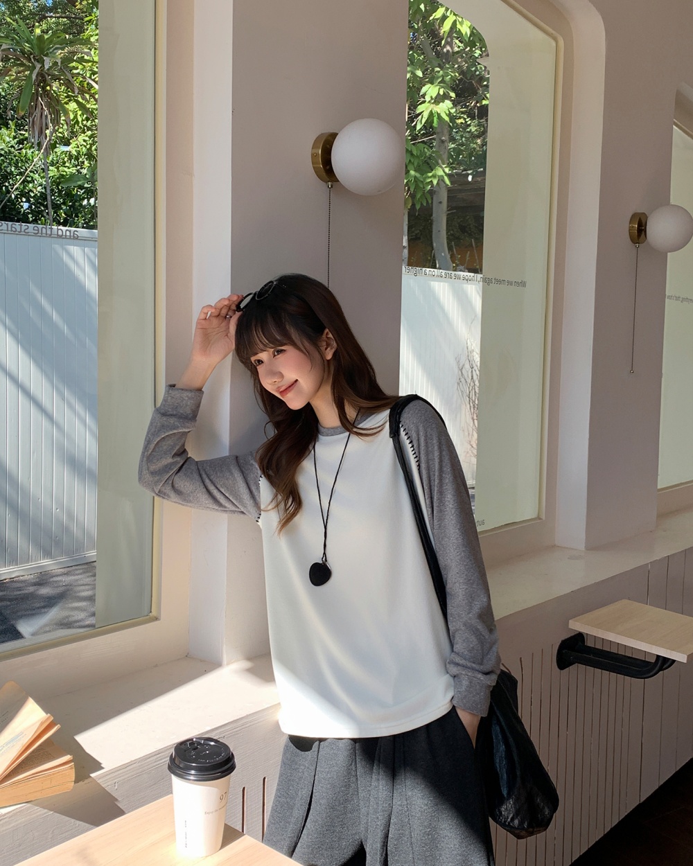 Korean style bottoming shirt T-shirt for women