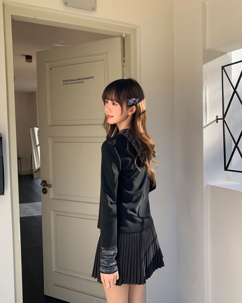 Pseudo-two bottoming shirt T-shirt for women