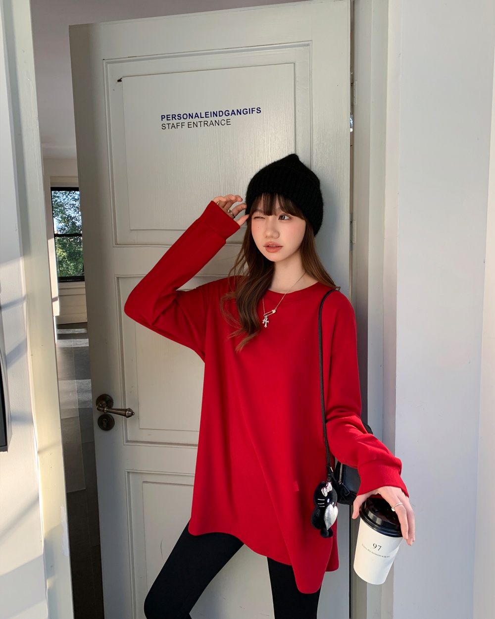 Long Western style tops long sleeve T-shirt for women