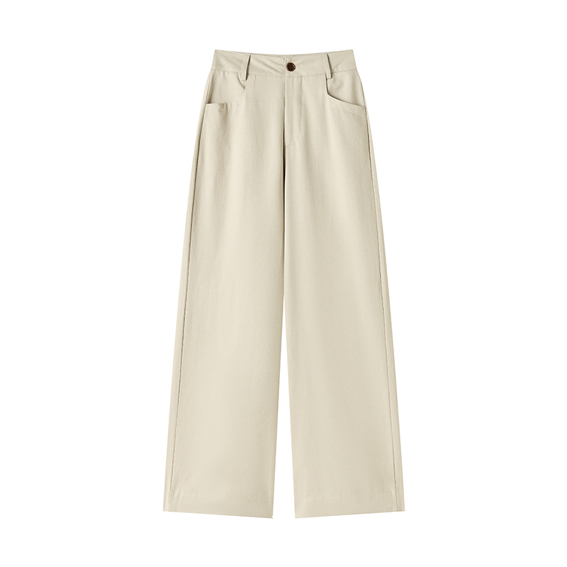 Loose suit pants slim wide leg pants for women