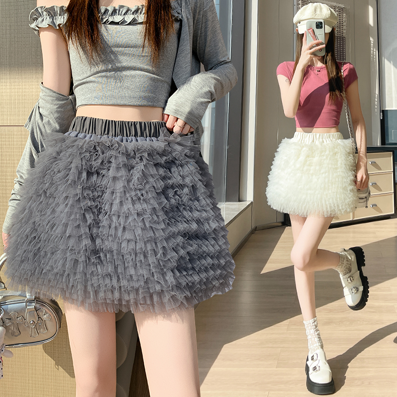 Show young skirt cake short skirt for women