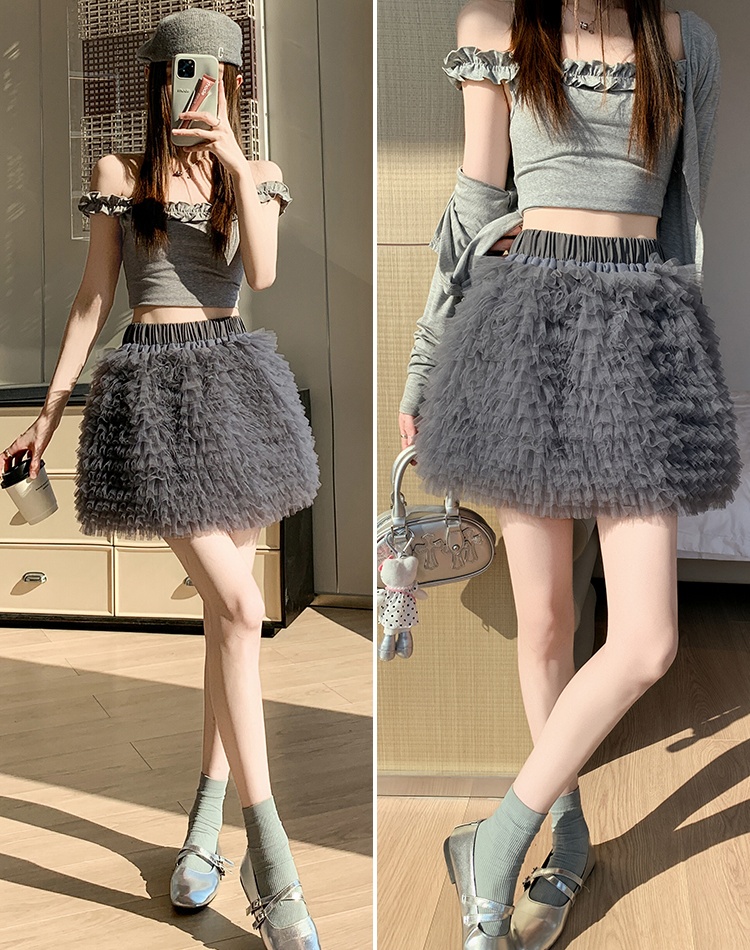 Show young skirt cake short skirt for women