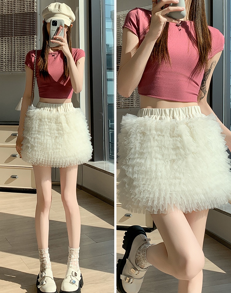Show young skirt cake short skirt for women
