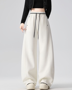 Straight sweatpants high waist wide leg pants for women