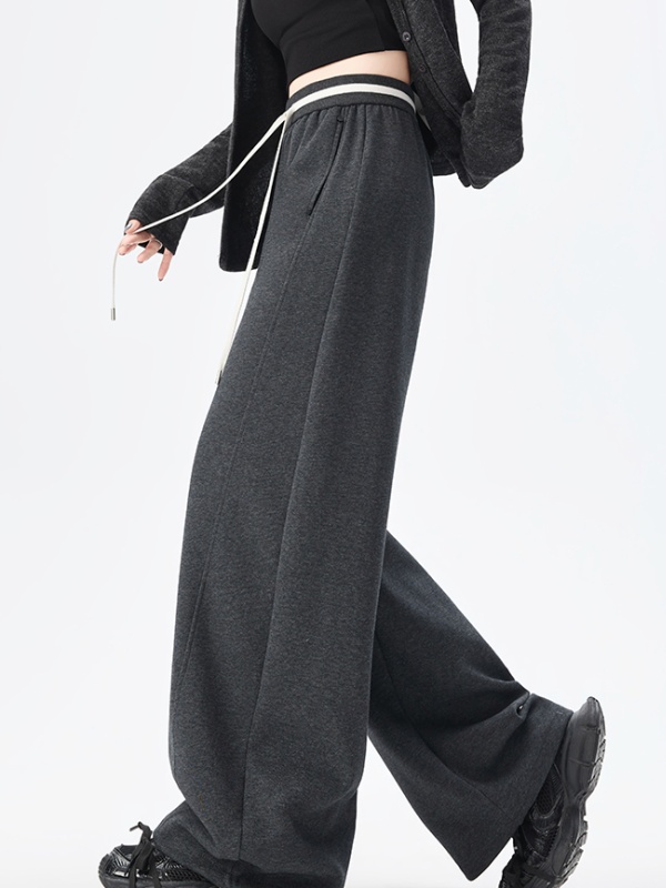 Straight sweatpants high waist wide leg pants for women