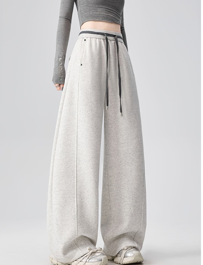 Straight sweatpants high waist wide leg pants for women