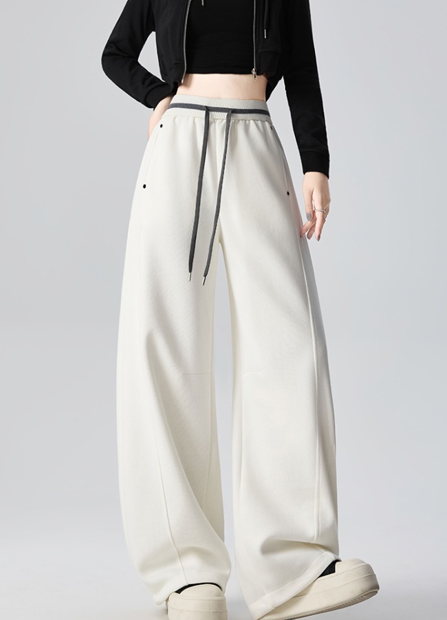 Straight sweatpants high waist wide leg pants for women