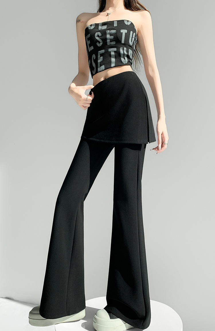 Pseudo-two micro speaker business suit all-match pants