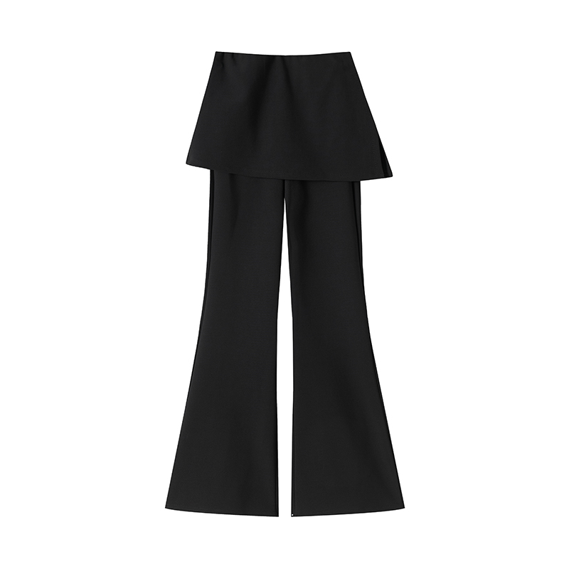 Pseudo-two micro speaker business suit all-match pants
